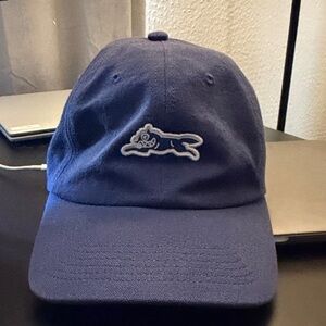 Blue Ice Cream Cap with Embroidered Logo